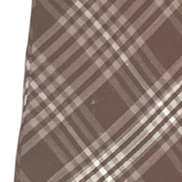 Aeropostale Y2K Brown Plaid Knee Length Skirt Women’s Sz Small Preppy Academia - Picture 13 of 14